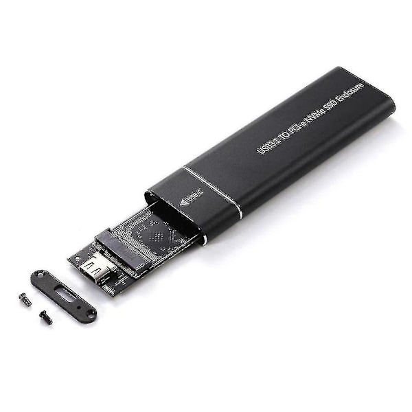 M.2 NVMe SSD-kabinett Adapter 10 Gbps USB-C 3.1 Gen2 NVMe-etui Eksternt kabinett NVMe-leser NVMe