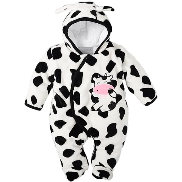 Baby Girl Pojkar Vinter Unisex Body Hood Pyjamas Calf Fit Höjd: 73 cm