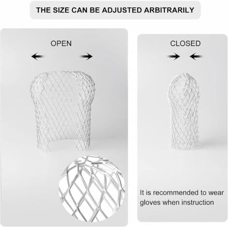 Sæt med 8 aluminiums tagrenderiste, fleksible og holdbare tagrenderfiltre til husets tagrender mod blade