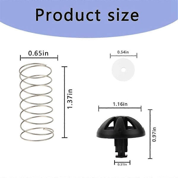 Kaffemaksin Bunn Fjærbelastet Stopper Bryggekurv For Kaffemakere - Passer Modeller 990117900 990