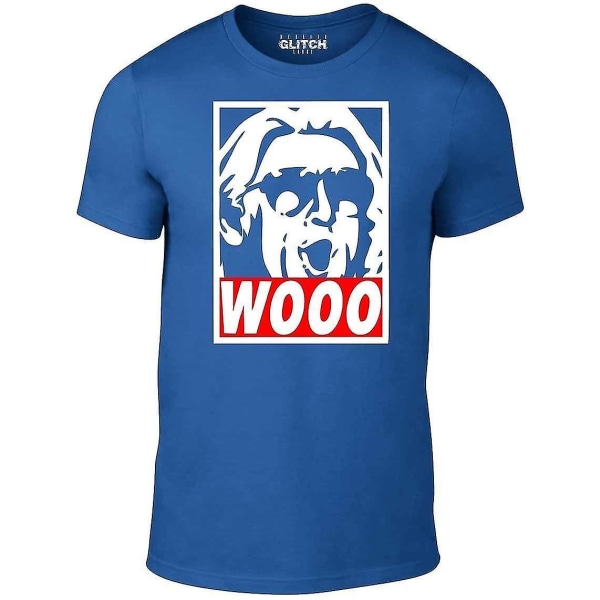 Wooo T-shirt til mænd - Nature Boy Ric Flair Medium Royal blue