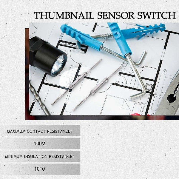 10 st Reedkontakt 14mm x 2mm Miniatyr reedkontakt Reed switch 44mm längd