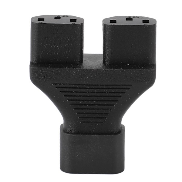 C14 til C13 Y Splitter Han til Hun Adapter Kabel Strømstik Ledning Enkelt IEC320