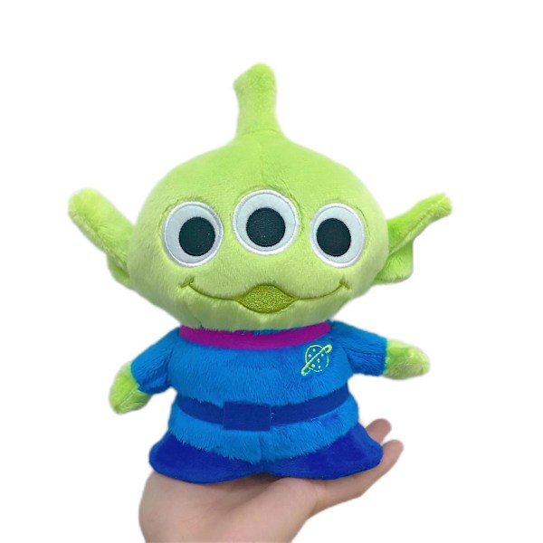 Anime Toy Story Aliens Kolme Silmää Robotti Pehmolelu Alien Mini Vihreä Mies Nuket Tyyny Malli Koti Koriste Lahja