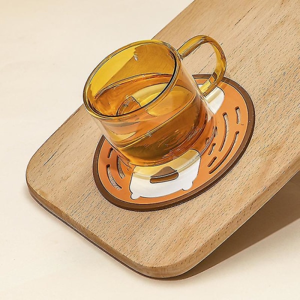 Sød bordskåner til drikkebord, bordskåner i silikone, sød skrivebordstilbehør Sød skrivebordsdekoration Kawaii