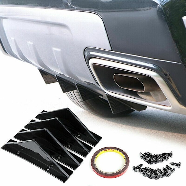 Til Chevrolet Chevy Camaro Bagkofanger Diffuser Læbe Splitter Hajfinner Blanke