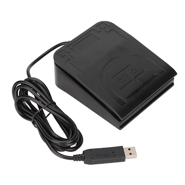 USB Fotpedal Strömbrytare MIDI Controller Ergonomisk Design Enkel Fotpedal Strömbrytare för Instrument Fotobås Zoomning