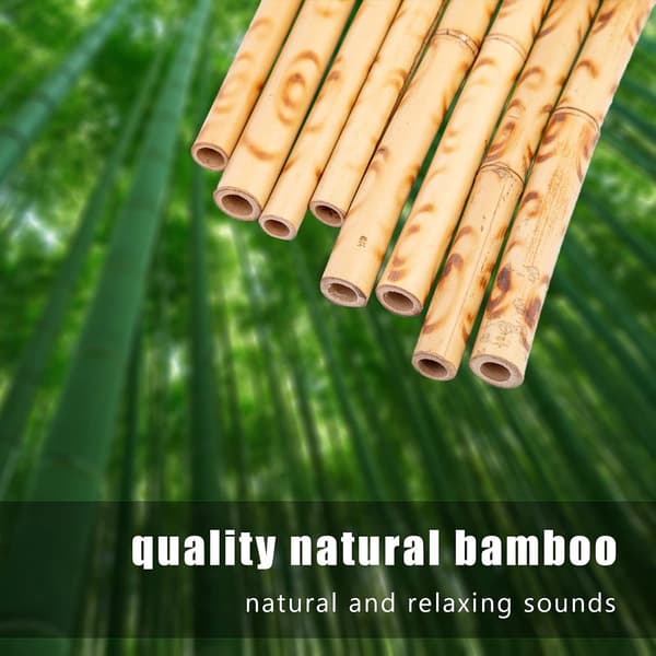 Bambu vindspel utomhus, handgjorda minnesvindspel med