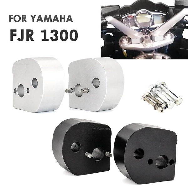 Yamaha FJR1300 FJR 1300 2006-2020 25,4 mm 1" ohjaustankoon kiinnitettävät ohjaustangon nousut CNC-aihiot alumiiniset moottoripyörän tarvikkeet