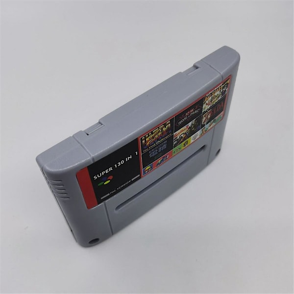 Super 130 i 1 Spil Spilkort til SFC 16 Bit Spilkonsol