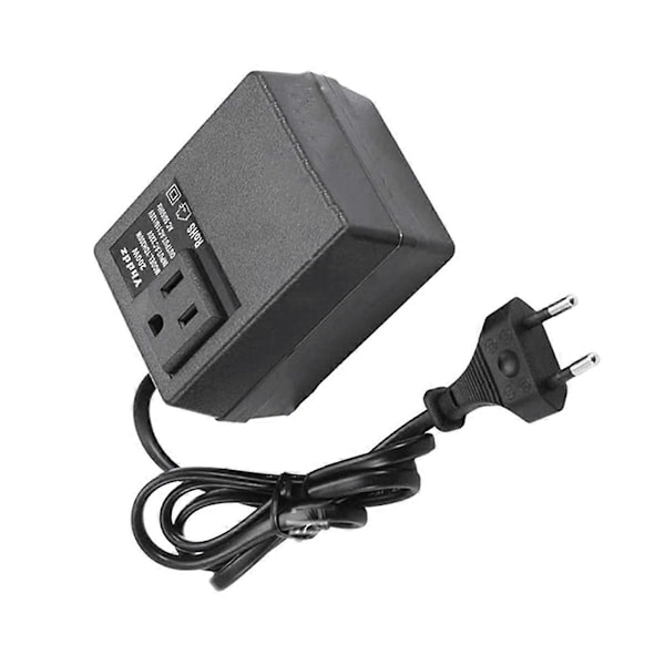 200W Spenningsomformer fra EU til USA - Nedtrapping fra 220V til 110V Enkeltfase Reise