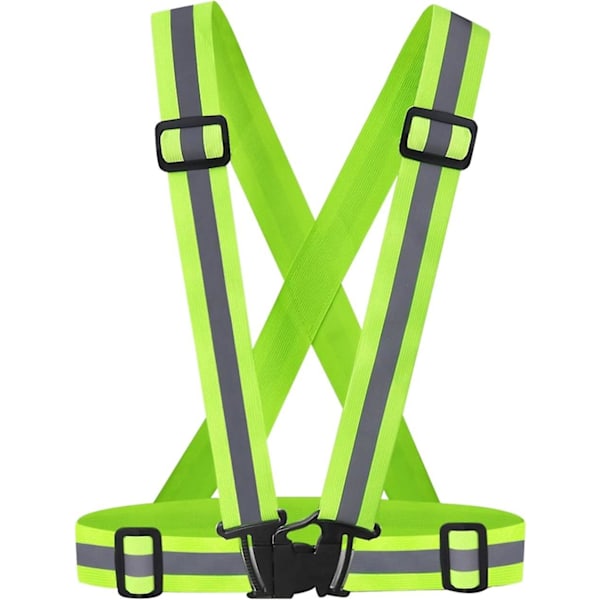 Reflective Vest Fluorescent Safety,high Visibility ,adjustable Elastic ,waistband