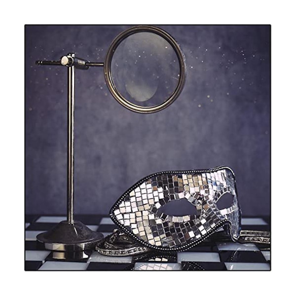 4320 stk sølv selvklæbende mosaik spejlfliser til håndværk, til discoboldklistermærker håndværk, boligdekoration (5x5 mm, sølv)