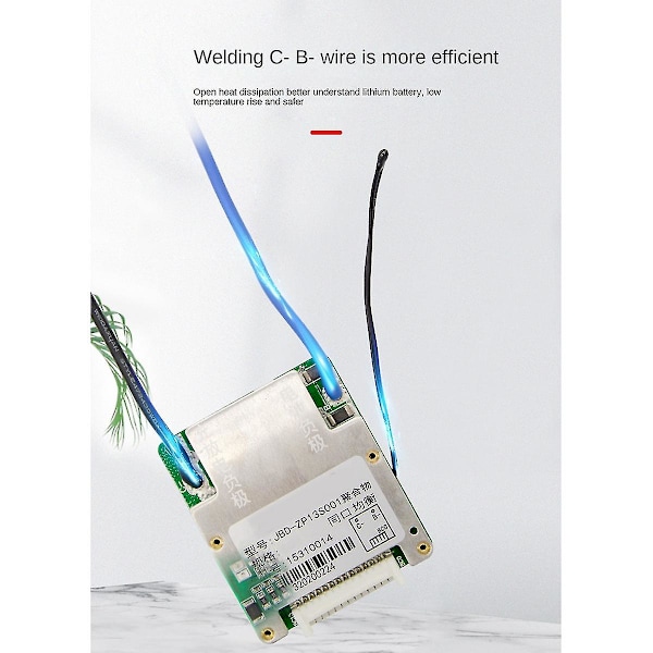 13s 48v 20a Ternary Lithium Battery Protection Board Bms Same Port With Equalization Temperature Co