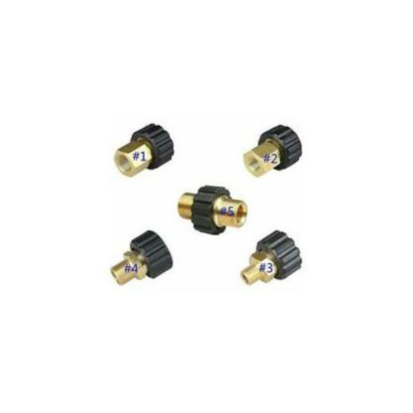 Højtryksrenser-slangekobling Hurtigkobling Slange Adapter Fitting Diameter 14mm M22G3/8 Hun Fitting