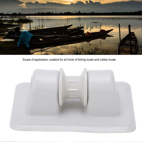 Kajakankarrulle Slitstark PVC-plast Material Fartyg Trissa Fäste för Fiskebåtar