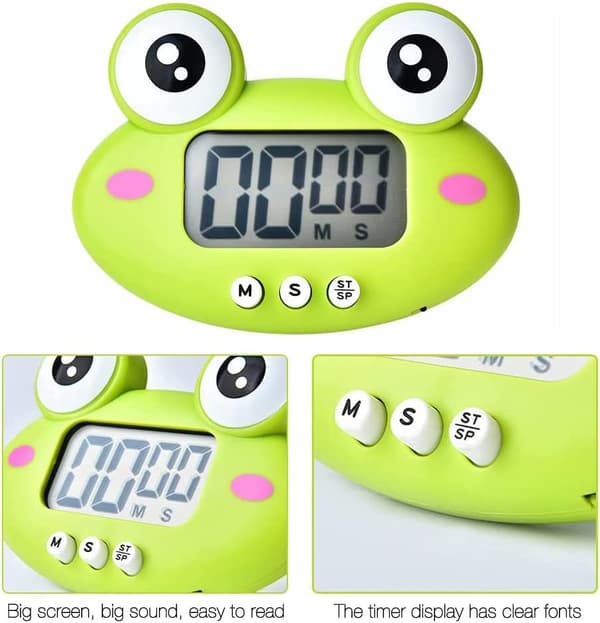 kökstimer, kökstimer med LCD-display, magnetisk kökstimer,