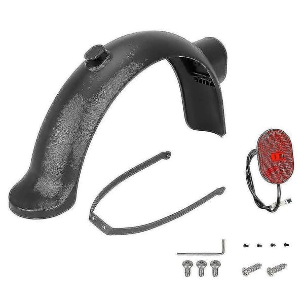 For Xiaomi 4 Pro E-scooter ABS Bakhjul Skjold Baklys (med Monteringstilbehør)