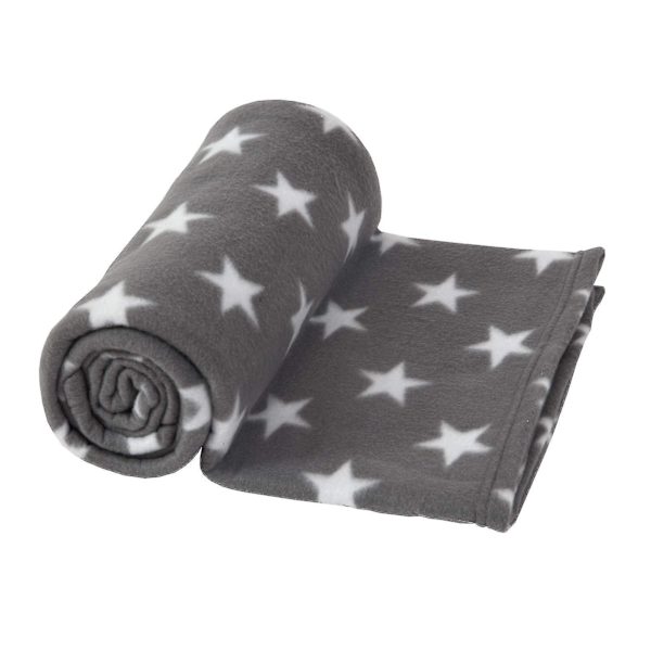 Flannel Fleece Stjernetæppe Varmt Blødt Tæppe Til Seng 120 X 200 Cm