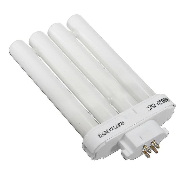 Fml 27ex-n 27w 4 Pins Quad Tube Energisparende Kompakt Fluorescerende Lyspære 6500k 4 Rader Lyspære