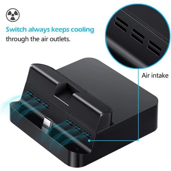 Switch Dock Set laddningsstation - Typ-C till HDMI - 4K-kompatibel - Bärbar design