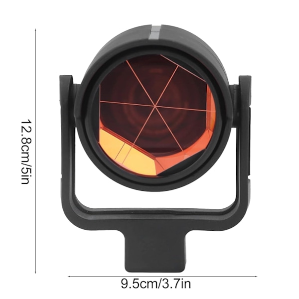 Kopparbelagd prisma 65 mm justerbar mässingsanslutning rund totalstationer mätverktyg för Leica GPR1 GPH1