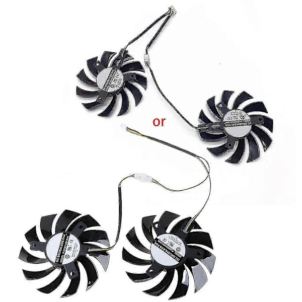 Pld08010s12hh 12v 0.35a 75mm 4pin För Msi R6750 Hd6750 Ddr5.dx11 Hd5750 Grafik