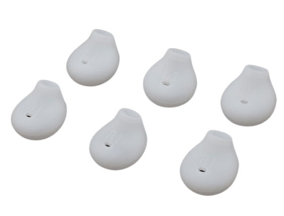 In-ear Silicone Earbud Tips Shells for Samsung Galaxy S6/S7, Note5/Note7 White