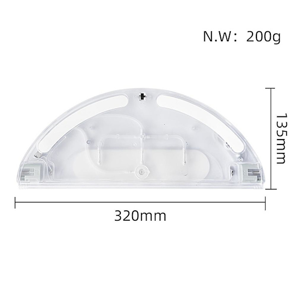 Reservedeler for D9 D9 Max D9 Pro L10 Pro Trouver Robot LDS Vacuum Finder Vanntank Moppklut
