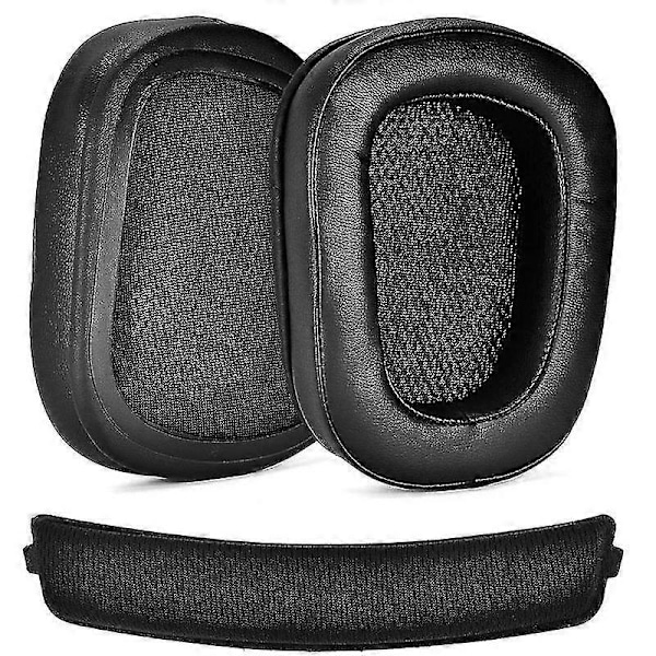 1 par Skum Öronkuddar Läder Öronmuffar för Logitech G933 G935 G633 / g 933 g 935 g 633 Artemis Hörlurar
