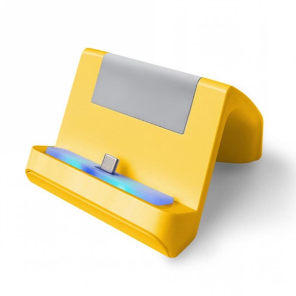 Nintendo Switch -teline, Nintendo Switch ja Nintendo Switch Lite/LED-latausteline (Keltainen)
