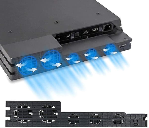 Køleventilator med USB - til Sony Playstation 4 Pro