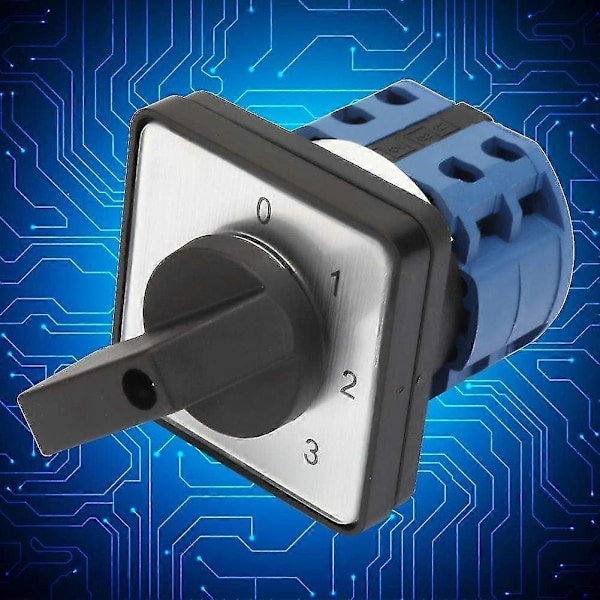 Omkopplare, Vridströmbrytare 660V 20A 4-Positioner 2-Polig Vridväljare Universal Vridkam - ya