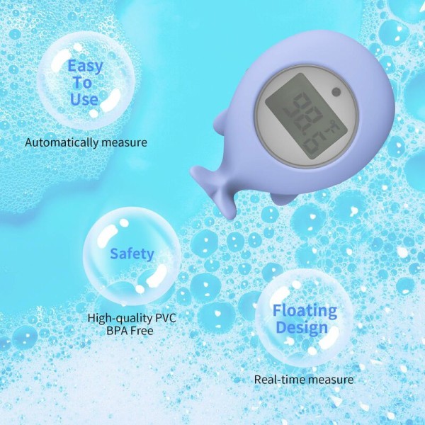 Babybadetermometer, digitalt indendørs badetermometer