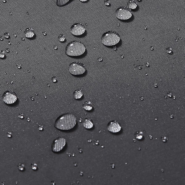 1 st enfärgad vattentät duschdraperi (1,5*1,8M svart)