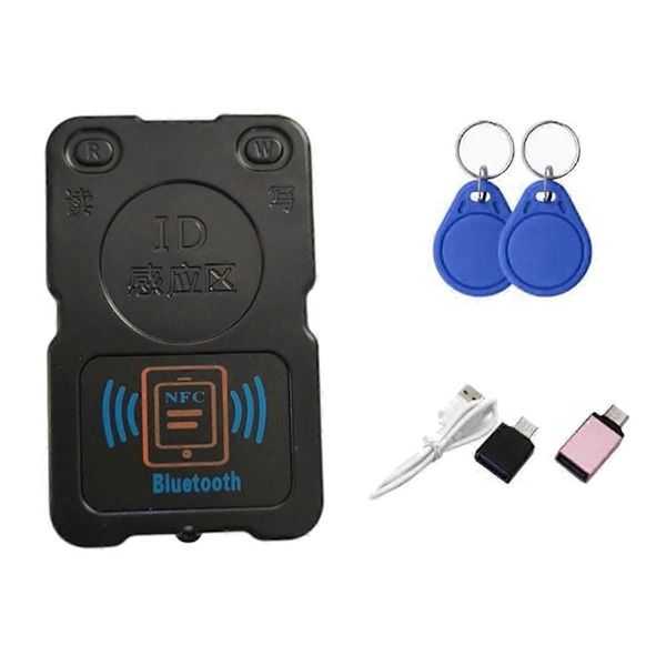 NFC-PM8 Bluetooth RFID Smart Chip Kortkopierare NFC Krypteringsnyckel Läsare Skrivare 13.56Mhz/125Khz Dupli