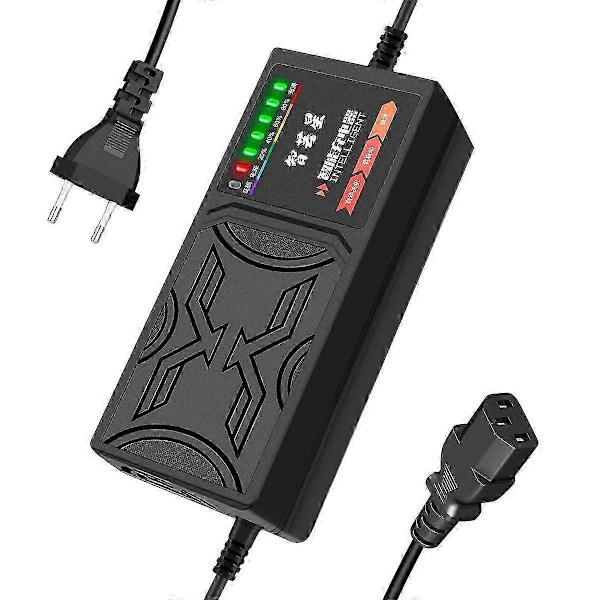 60V 20AH Elektrisk Køretøjsoplader 7 Lysdisplay Strømdisplay Strømlækagebeskyttelse/Fuld Pul