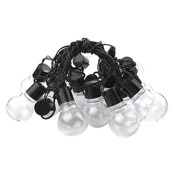 Retro Solar String Lights Globe Fairy String Light Garland Street Wedding Bulb Solar Lamp för utomhusbruk