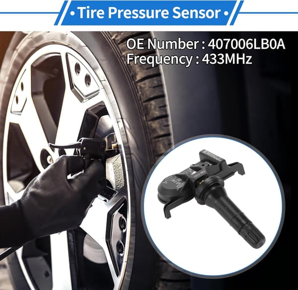 2025 Seneste Model 1 stk. Dæktrykssensor til Nissan Kicks Versa 2021-2024 TPMS Sensor