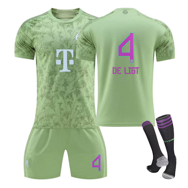 2324 Bayern ölversion tröja kostym sport träning laguniform gruppköp herr- och damfotbollsuniform NO.4 M