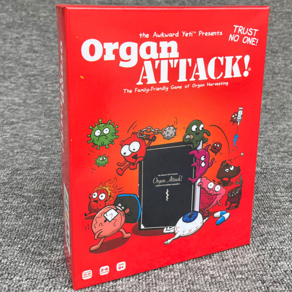 Organ Attack mänskliga organ attack strategi spelkort-NYTT