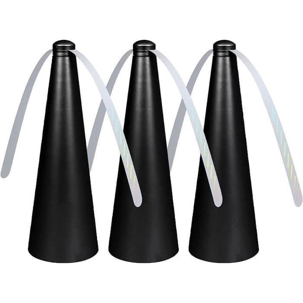 Flugfläkt - 3-pack - Elektrisk - Bärbar - Tyst