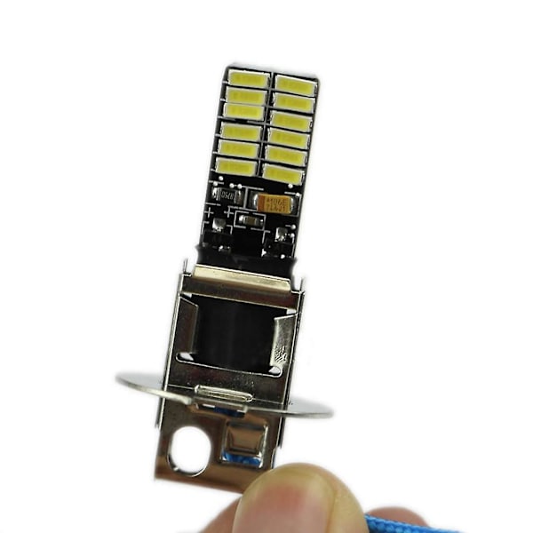 24-smd-4014 H3 6500k Xenon Valkoiset LED-Lamput Sumuvaloille Tai Ajovaloille