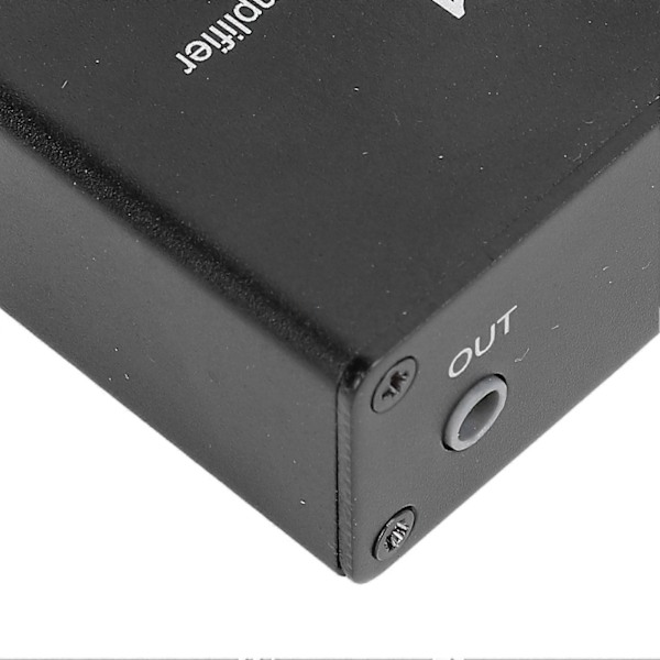 Elektretmikrofonförstärkare Justerbar Förstärkning 0-20db Kondensatormikrofon Hörlursljudförförstärkare ME1 3,5mm Ingång