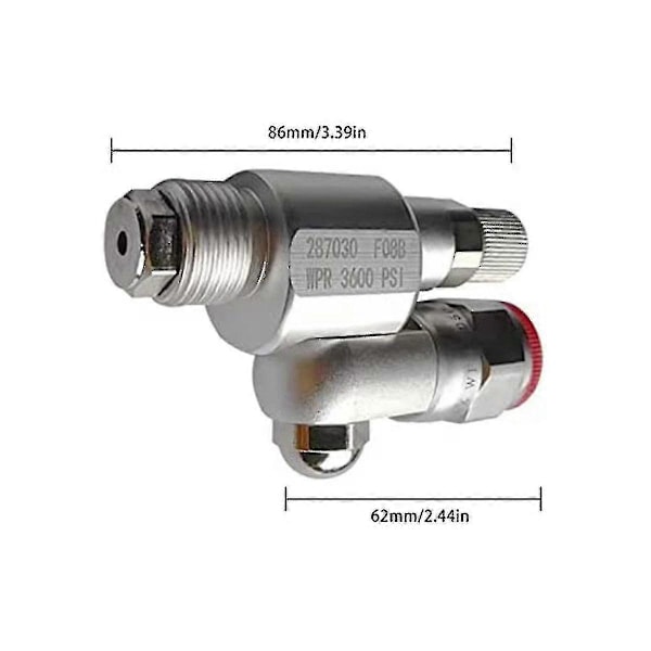 287030 Clean--ot Avstängningsventil, tryckluftsdriven färgspruteförlängning Anti-spottventil Airless - Jnnjv