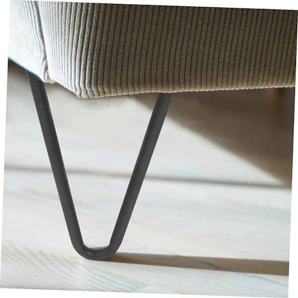 4 stk. DIY bordben i sort til møbler