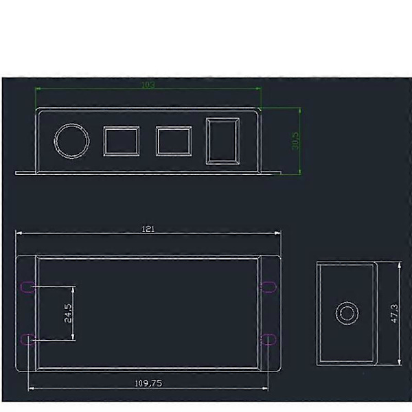 DC 0-10V Dimmerströmbrytare Seriekopplingsbar Synkronstyrenhet Rotationsvred PÅ/AV för 0/1-10V Dimmbara LED-drivare El