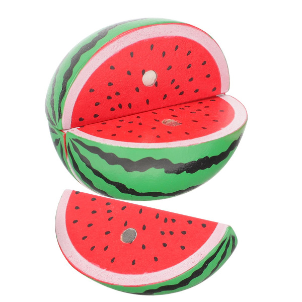 Treskjærende fruktleketøy late som lek Matleketøy Imitert vannmelonleketøy
