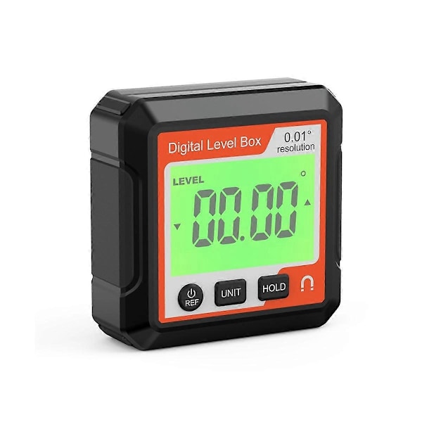 Digital Elektronisk Vattenpass Digital Vinkelmätare 90 Magnetisk Inclinometer Protractor Precision Nivå Bo