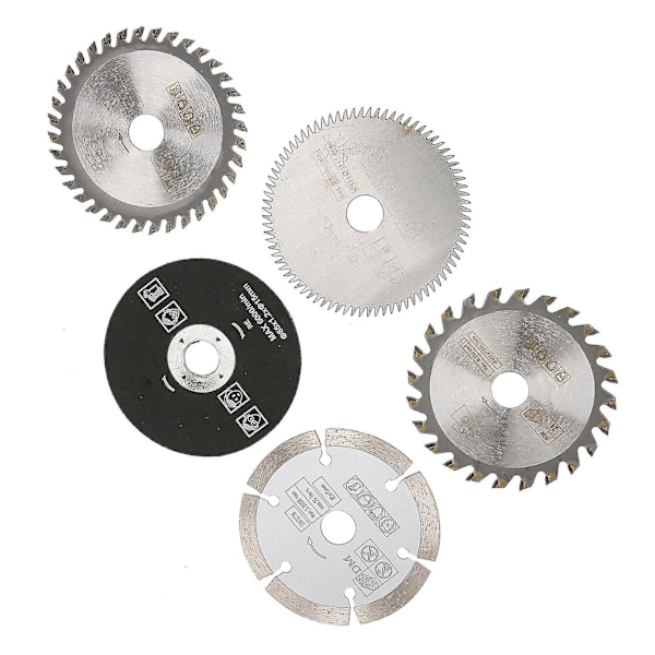 5st 85mm Innerdiameter 15mm Mini Hårdmetall Cirkelsågblad för Skärverktyg